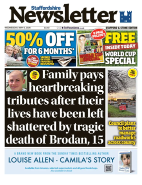 Cover of Staffordshire Newsletter
