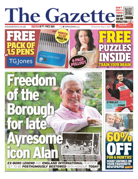 Cover of Teesside Evening Gazette
