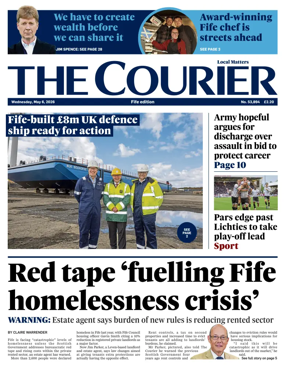 Cover of The Courier & Advertiser (Fife Edition)