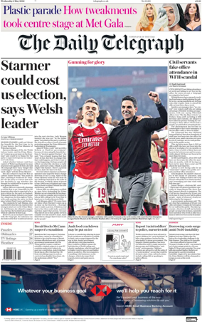 Cover of The Daily Telegraph