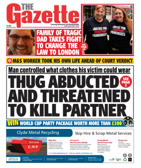 Cover of The Gazette (Scotland)