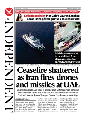 Cover of The Independent