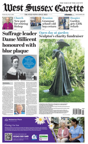 Cover of West Sussex Gazette