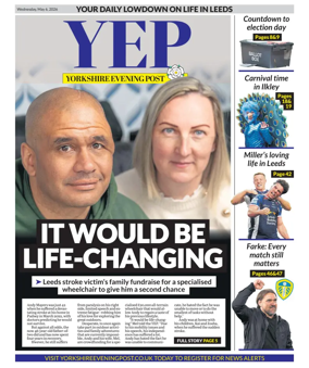 Cover of Yorkshire Evening Post