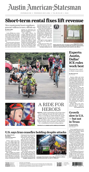 Cover of Austin American-Statesman