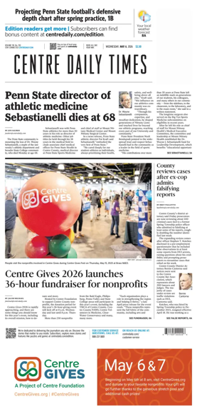 Cover of Centre Daily Times