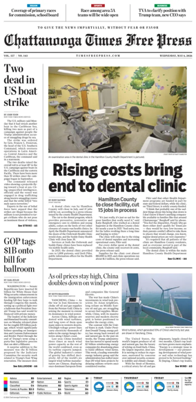 Cover of Chattanooga Times Free Press