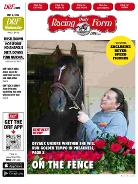 Cover of Daily Racing Form National Digital Edition