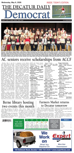 Cover of The Decatur Daily Democrat