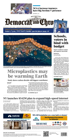 Cover of Democrat and Chronicle