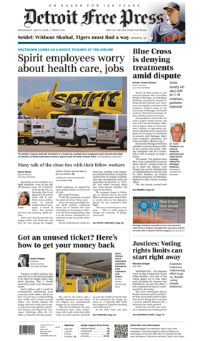 Cover of Detroit Free Press