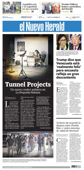 Cover of El Nuevo Herald