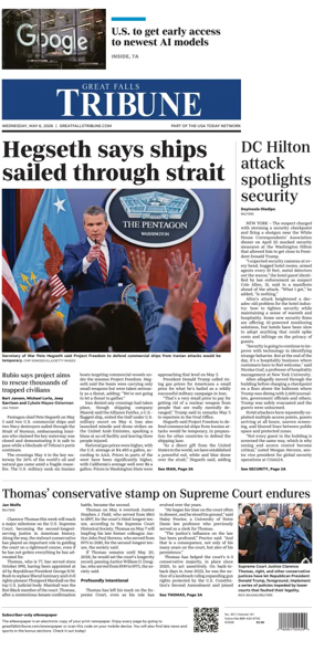 Cover of Great Falls Tribune