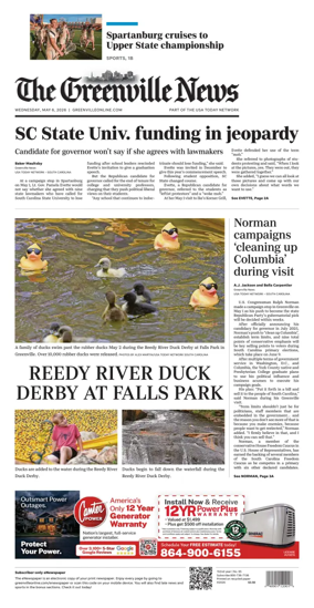 Cover of The Greenville News