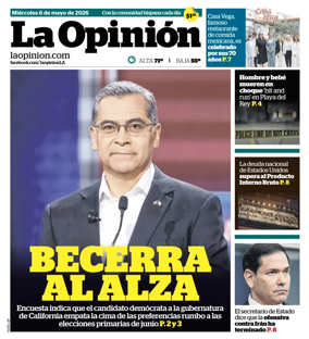 Cover of La Opinion