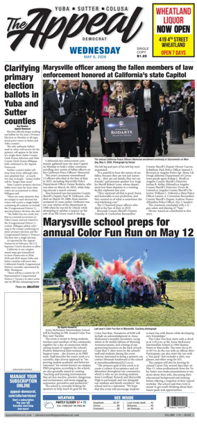 Cover of Marysville Appeal-Democrat