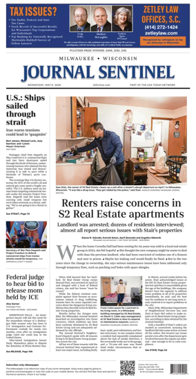 Cover of Milwaukee Journal Sentinel