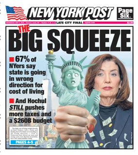 Cover of New York Post