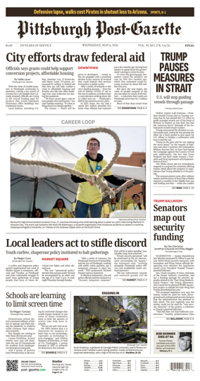 Cover of Pittsburgh Post-Gazette