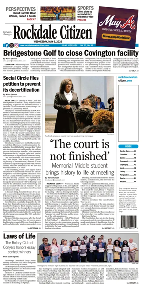 Cover of Rockdale Citiizen