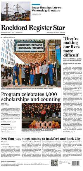 Cover of Rockford Register Star