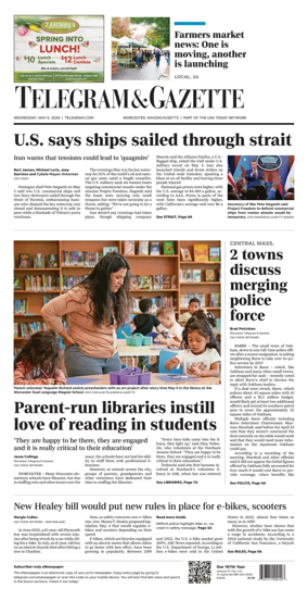 Cover of Telegram & Gazette