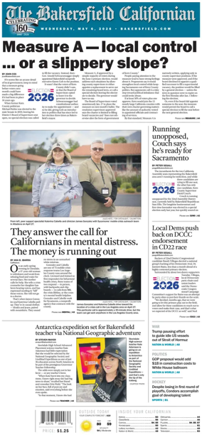 Cover of The Bakersfield Californian