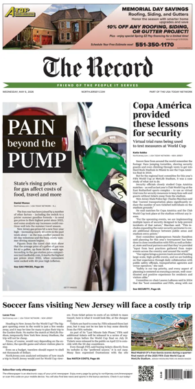 Cover of The Bergen Record
