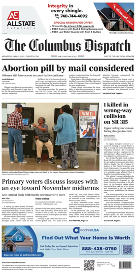 Cover of The Columbus Dispatch