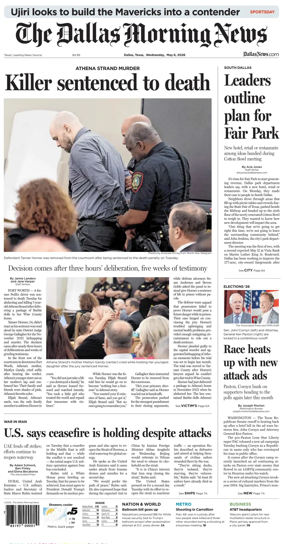 Cover of The Dallas Morning News