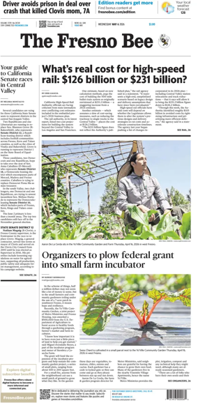 Cover of The Fresno Bee