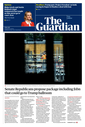 Cover of The Guardian (USA)