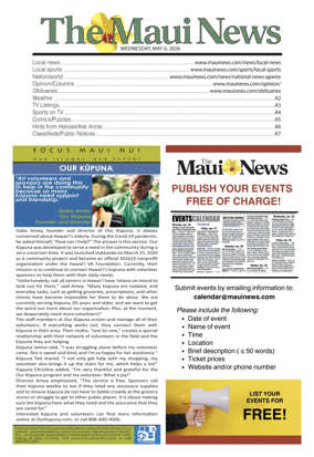 Cover of The Maui News