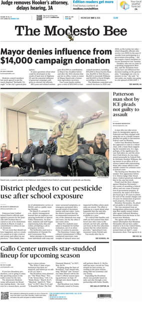 Cover of The Modesto Bee