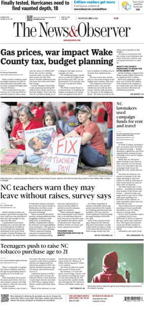 Cover of The News & Observer