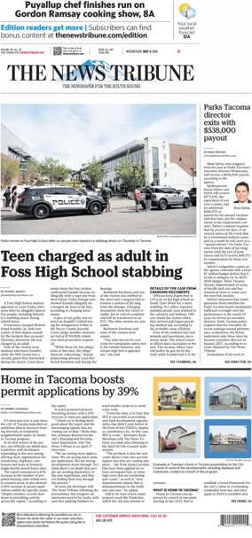 Cover of The News Tribune