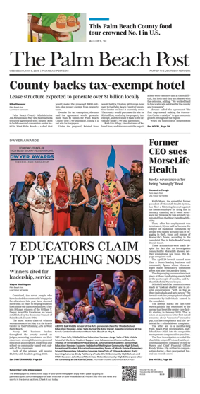Cover of The Palm Beach Post