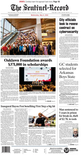 Cover of The Sentinel-Record
