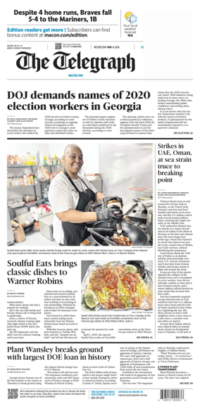 Cover of The Telegraph (Macon)