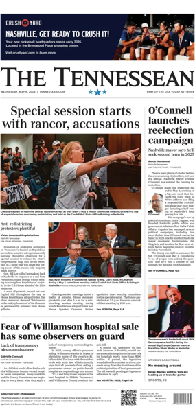 Cover of The Tennessean