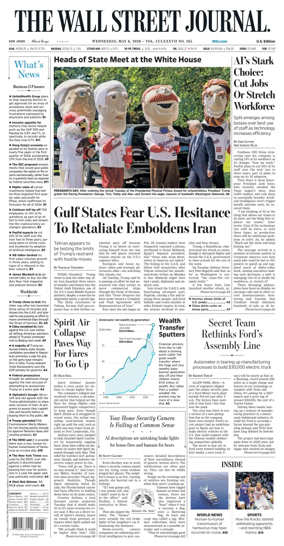 Cover of The Wall Street Journal