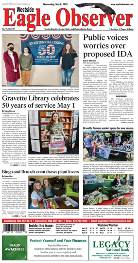 Cover of Westside Eagle-Observer