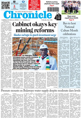 Cover of Chronicle (Zimbabwe)