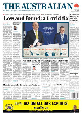 Cover of The Australian