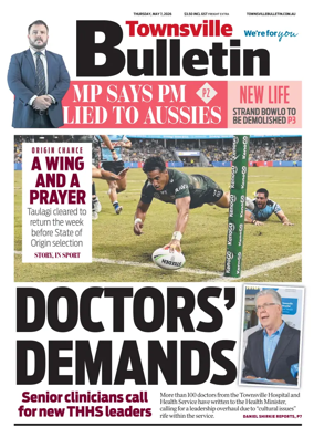 Cover of Townsville Bulletin