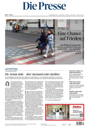 Cover of Die Presse