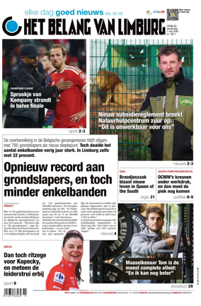 Cover of Het Belang van Limburg