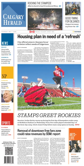 Cover of Calgary Herald
