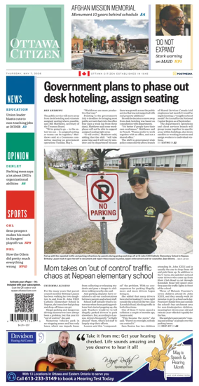 Cover of Ottawa Citizen