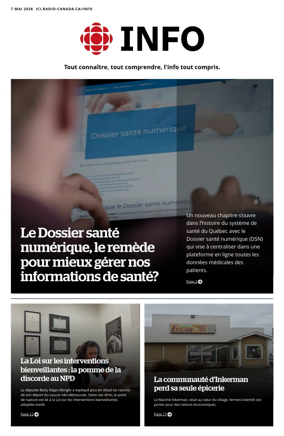 Cover of Radio-Canada Info